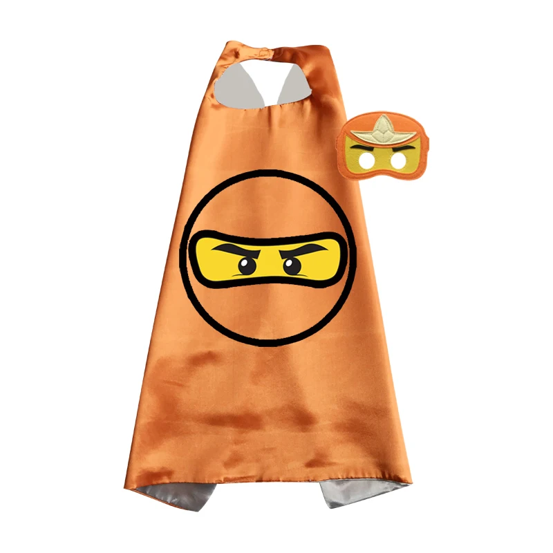 Ninja costume superhero capes with masks for pretend play superhero cosplay costume,kids cosplay costume,superhero capes