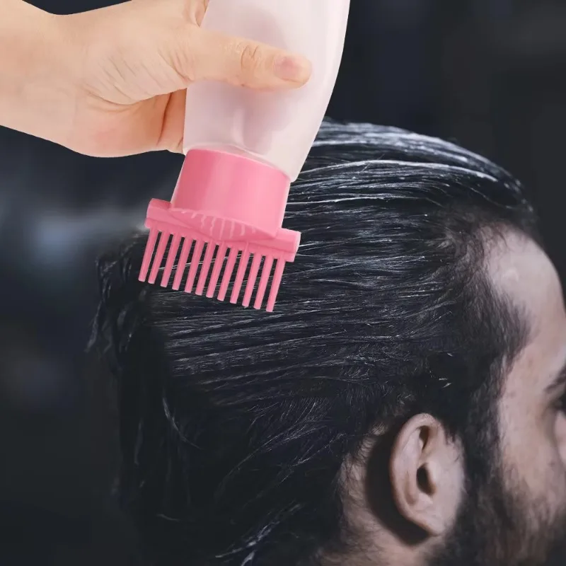 180ml Hair Dye Applicator Bottles Plastic Shampoo Bottle Hair Coloring Smudge Barbershop Hairdresser Coloring Supplies hair dye applicator bottle