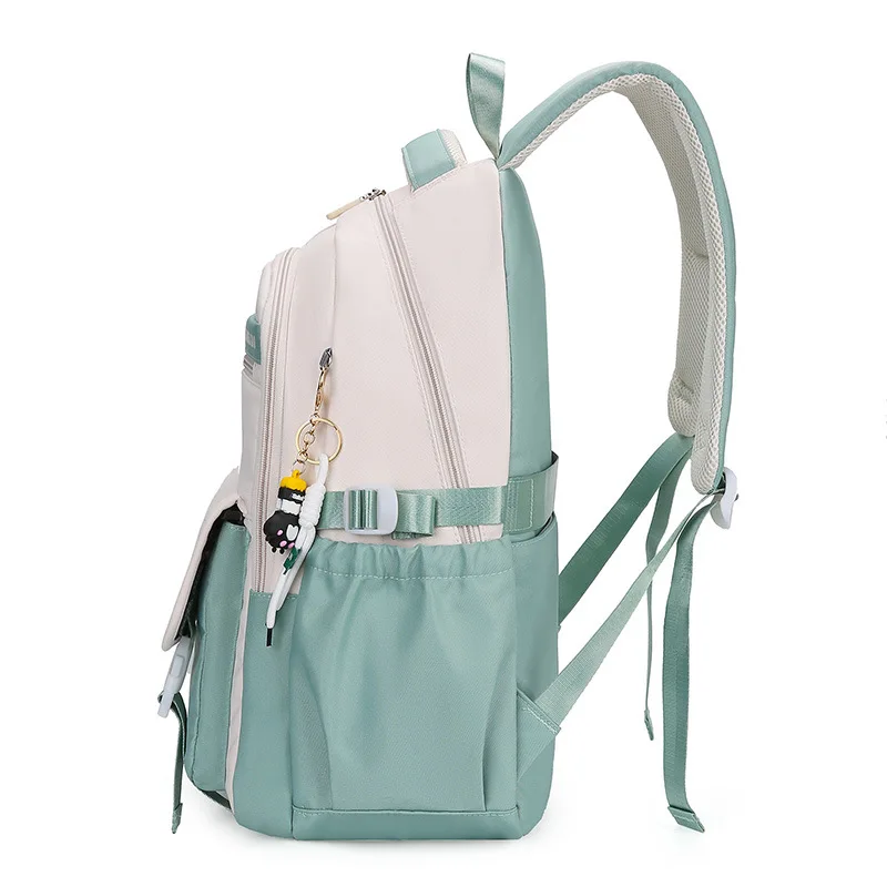 Multi-pocket Oxford High School Students Schoolbag College Middle School Girl Waterproof Bag Universal Laptop Travel Backpack
