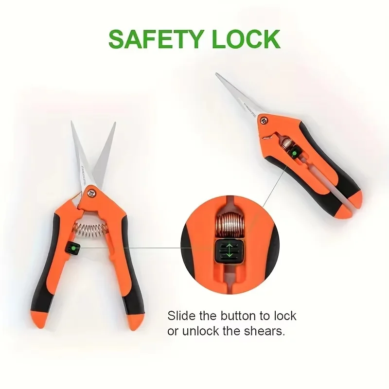정원 가위 1개, 정원 도구 가위, 분재 가위, 포도 및 과일 수확 가위