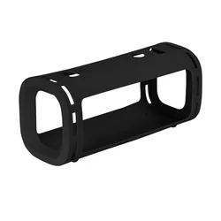 Sleek Black & White Silicone Protective Case (Black)