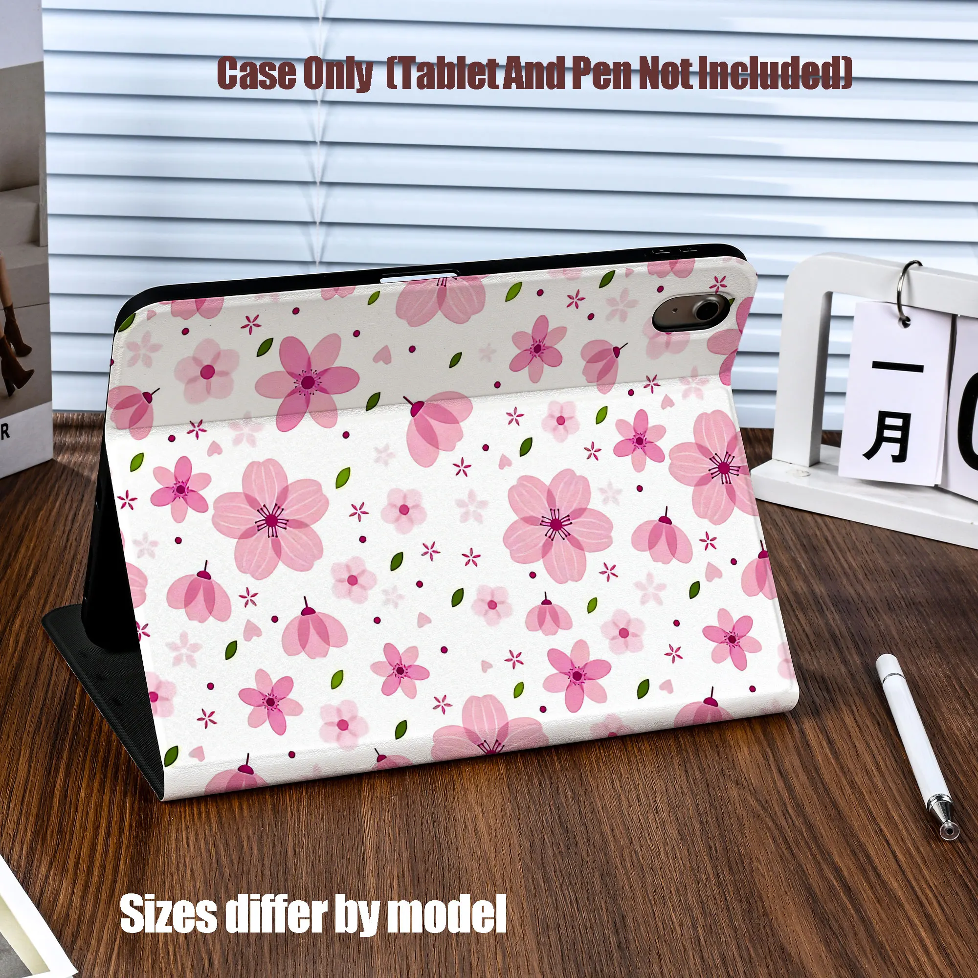 Shockproof TPU Tablet Case with Pencil Holder and Auto Sleep/Wake Function