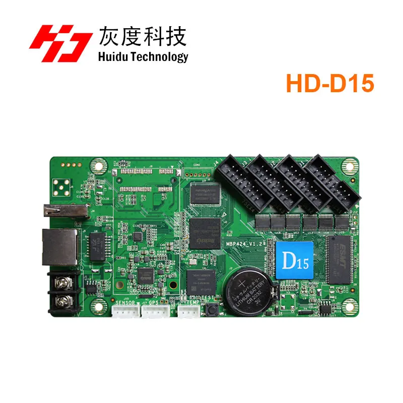 

Huidu D15, асинхронная полноцветная карта управления HD-D15 с модулем Wi-Fi, RGB-дисплей, контроллер панели