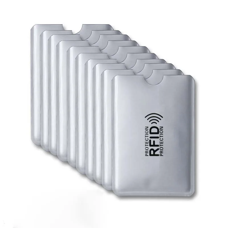 Anti Rfid Wallet Blocking Reader Lock Bank Card Holder 20PCS Id Bank Card Case Protection Metal Credit Holder Aluminium wallet card holder credit card wallet credit card holder card holder card wallet id card case id card holder wallet card bag