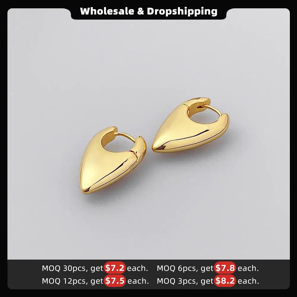 ENFASHION Round Cone Stud Earings Pendientes Piercing Geometric Earrings For Women Gold Color Fashion Jewelry Party E221394