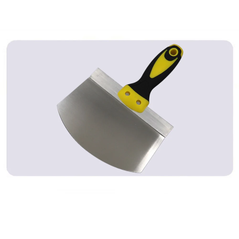 Stainless Steel Putty Knife Wall Paint Plaster Trowel Arc Ash Shovel Paint Feed Filling Scraper Blade Spatula Construction Tools paint scraper tool putty knife set