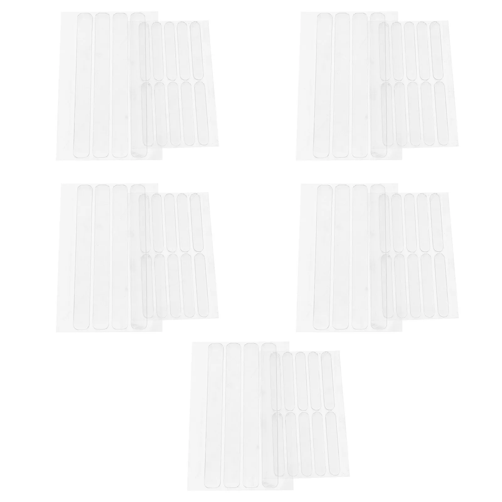 70Pcs 실리콘 충돌 방지 스트립 가구용 투명 범퍼 패드 자체 접착식 가장자리 보호대 소음 감소 캐비닛 도어