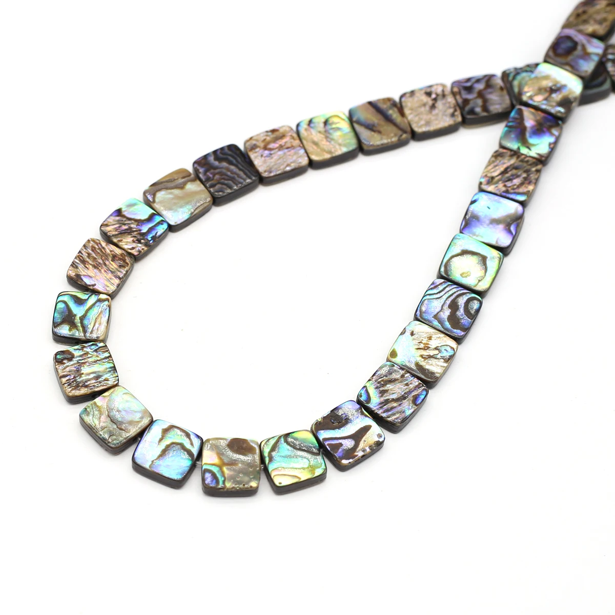 Natural Shell Square Beads Abalone Shells Loose for Designer DIY Jewelry Making Necklaces Bracelets Boutique Accessories
