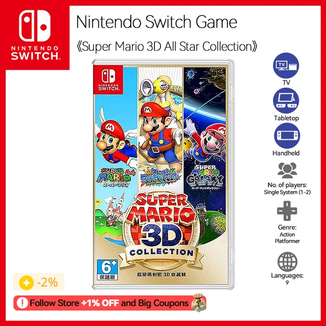 Super Mario 3D All Star Collection - Nintendo Switch Game Deals