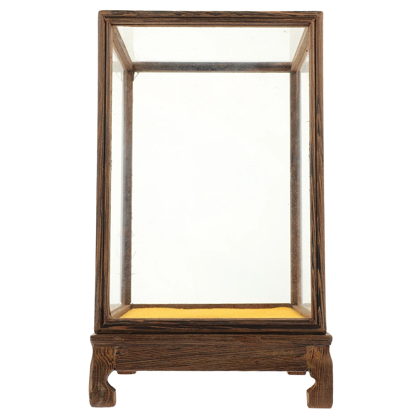 

Desktop Stand Square Display Rack Glass Keepsake Decorative Box Doll Model Storage Acrylic Case