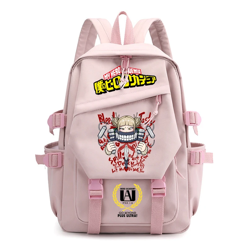 My Hero Academia Anime Print Small Backpack for Girls Lightweight Student Bookbag School Daypack 1