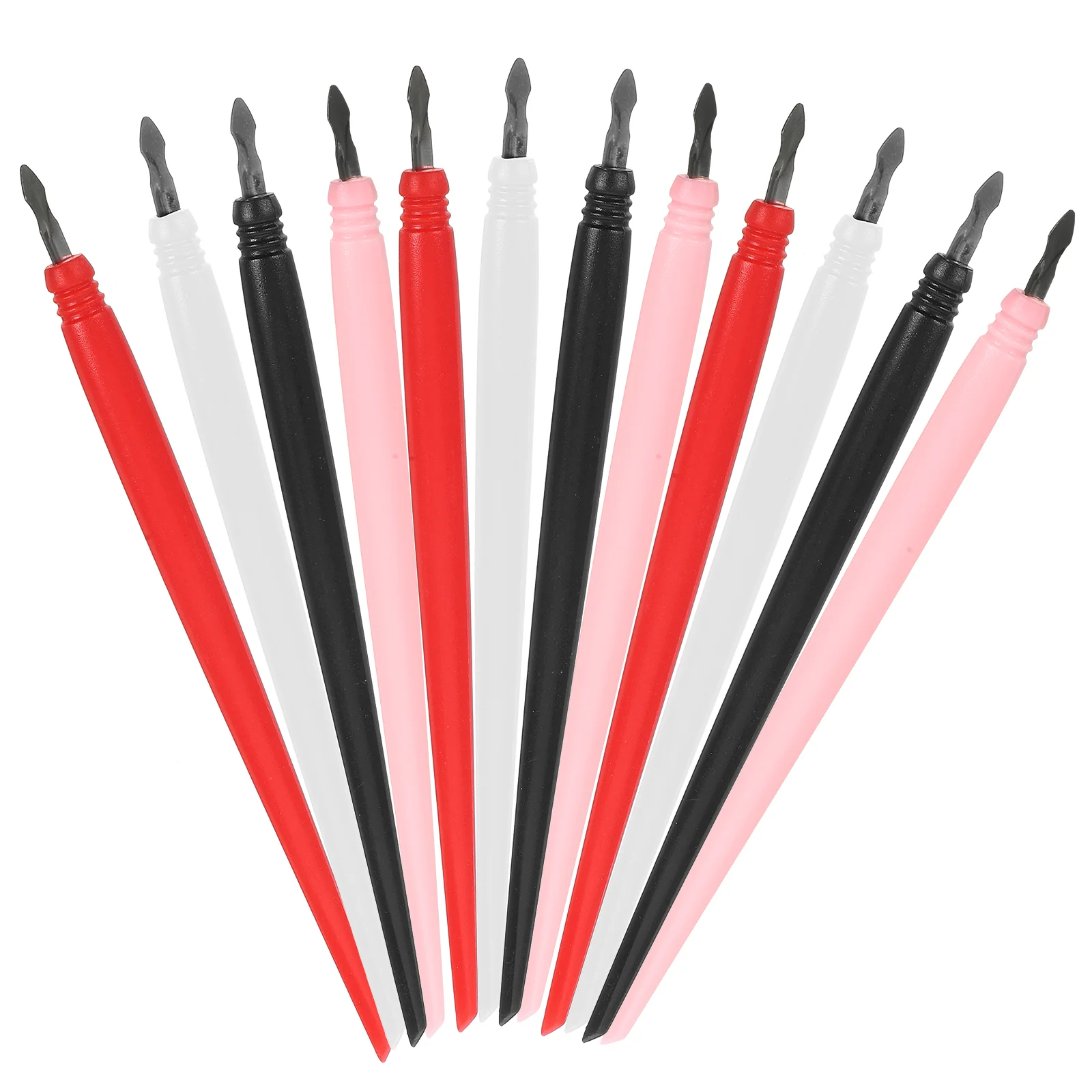 Scratch Painting Tools off Picture Metal Tip Pen Scratching Pens Bicuspid 12 Pcs