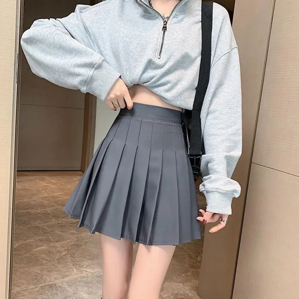 

Summer Mini Skirt High Waist Summer Pleated Skirt Machine Washable Summer Pleated Skirt