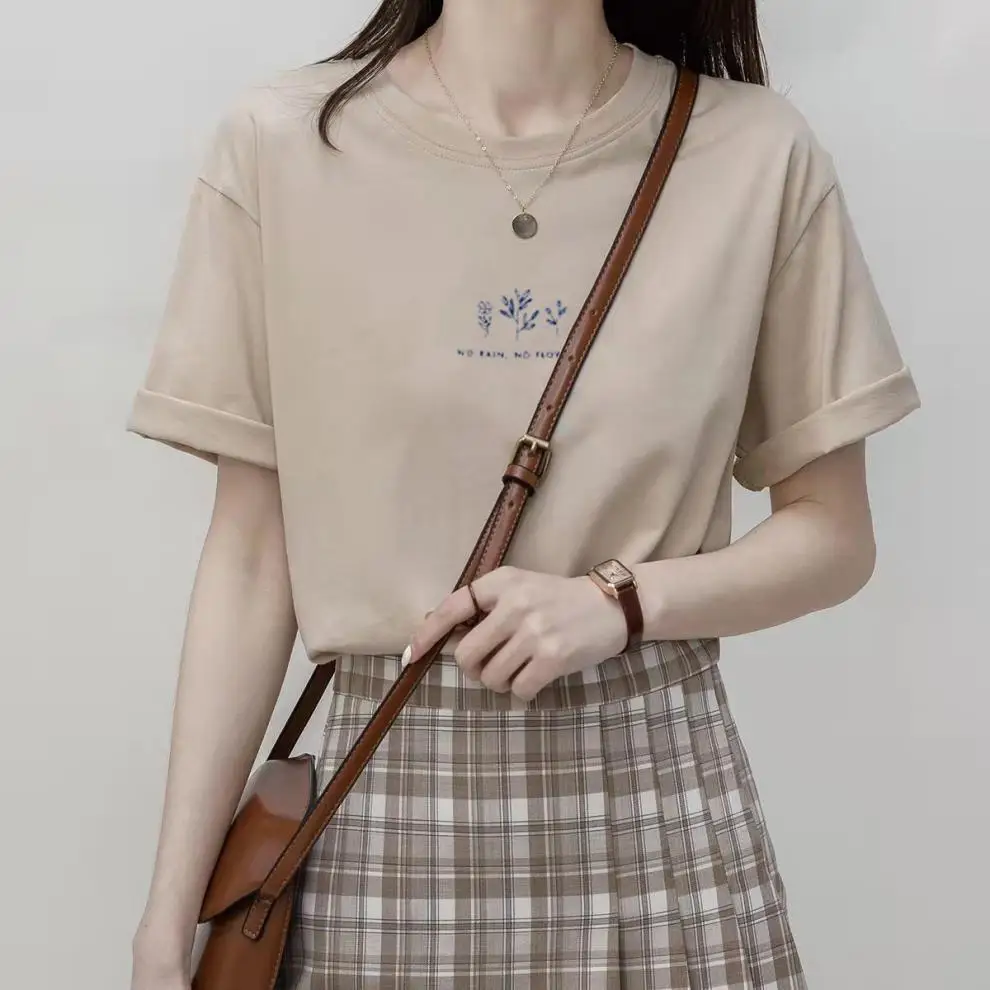 【TREEMINGBIRD】韓国人気★l Cut Point Crop T-shirts TREEMINGBIRD