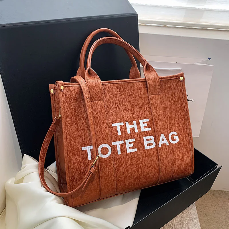 

Женская сумка через плечо, женская сумка, новая однотонная Повседневная Большая сумка, роскошная дизайнерская модная сумка-тоут