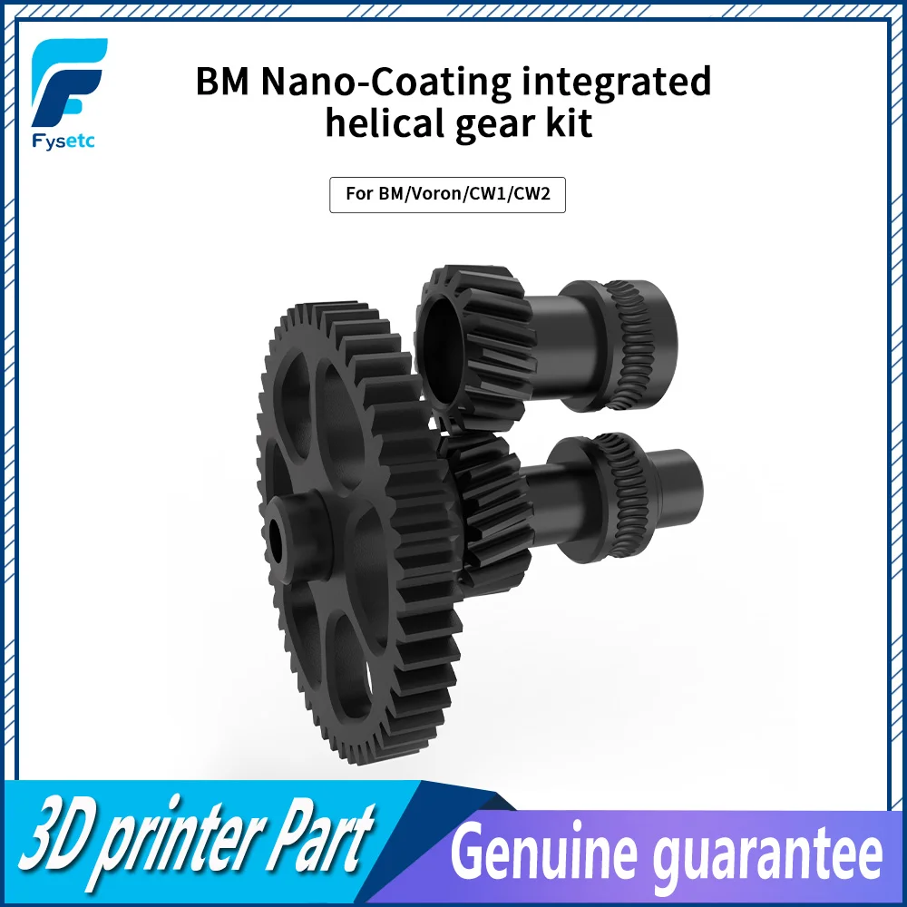 Kit de Engrenagens Helicoidais Nano Coating Integrated Cnc Gears Part Pom Drive Conjunto do Eixo da Extrusora para bm Voron Cw1 e Cw2