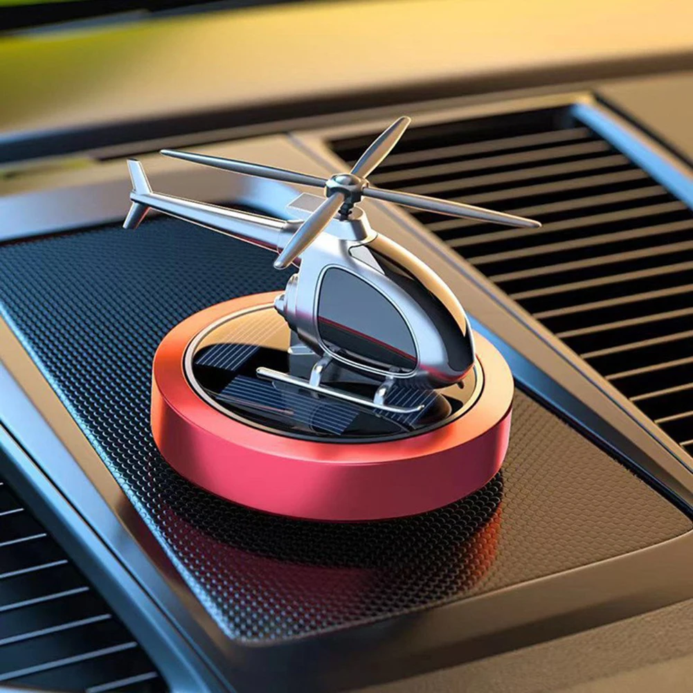 

Brand New Fragrance Machine Perfume 9.5*8*6cm Aluminum Alloy Silver/black/red Solar Power Car Styling Decoration