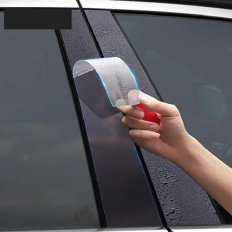 Film de protection anti-rayures en TPU, pilier de fenêtre extérieur de voiture, réparation anti-rayures, accessoires pour Hyundai 4.3 son 2021-2023 6