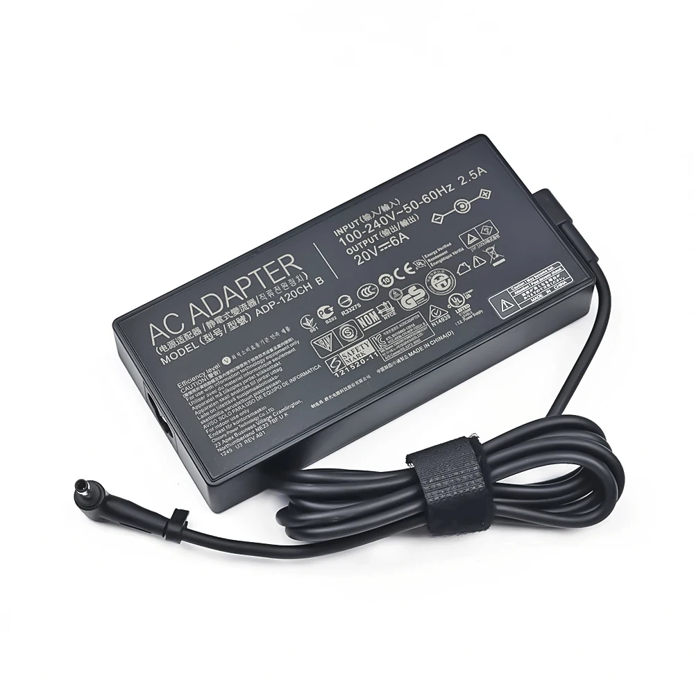 20V 6A 120W 4.5X3.0mm PA-1121-22 어댑터 MSI/ASUS UX534F M7400Q YX570U YX570Z UX501J U5500V 전원 공급 장치용 노트북 AC 충전기