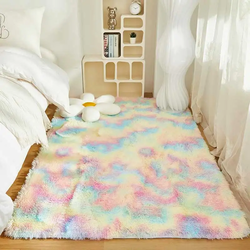 Rainbow Kids Bedroom Rug 4
