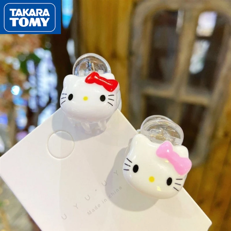 

TAKARA TOMY New Hello Kitty Small Catch Clip Children's Headwear Hairpin Side Clip Mini Hairpin Bangs Clip Hair Accessories Clip