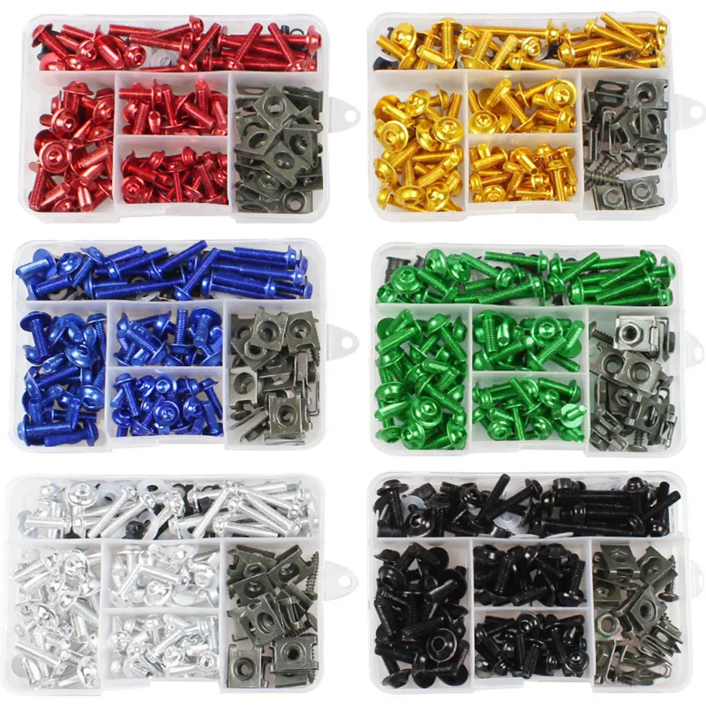 UGSHY Kit De Tornillos Para Parabrisas De Motocicleta, 11 Unidades Accesorios Duraderos De 0 197 Pulgadas Con Herramienta De Instalacion Tornillos
