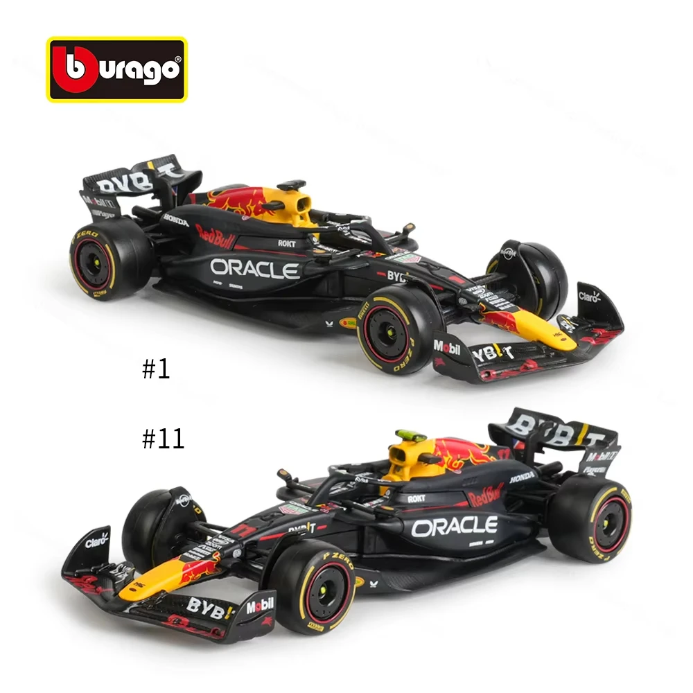 Bburago 1:43 RedBull RB20 1 Verstappen 11 Perez  F1 2024 Oracle Alloy Die Cast Car Model Toy Formula 1 Collection Kid Gift 5