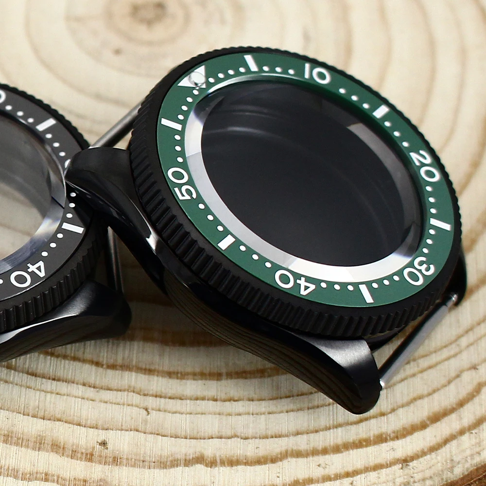 38mm SKX Uhrengehäuse Mod Teile Saphirglas Skx013 Gehäuse für GMT Nh35 Nh36/34 4R36 Uhrwerk 28,5mmZifferblatt Schwarz Blau Keramiklünette – Detail 26
