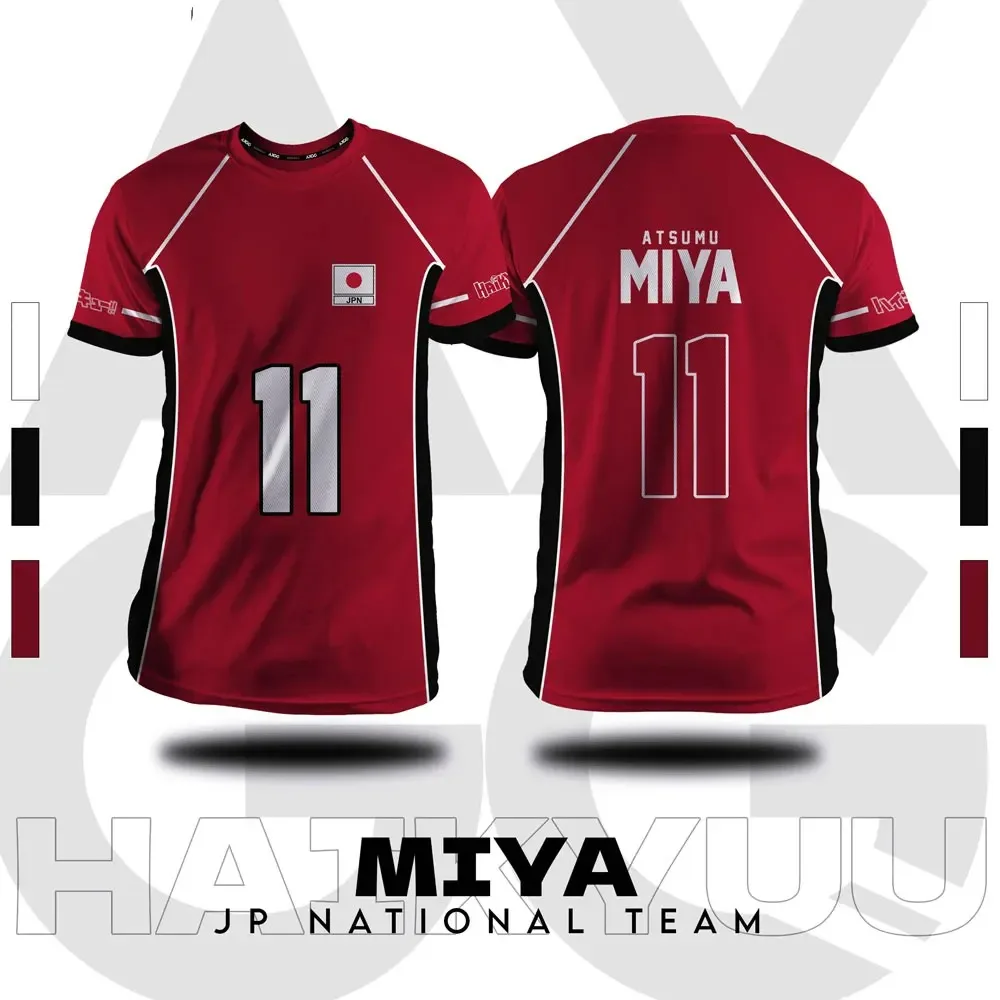 T Shirts Haikyuu Fukurodani Anime Cosplay Men Women Summer