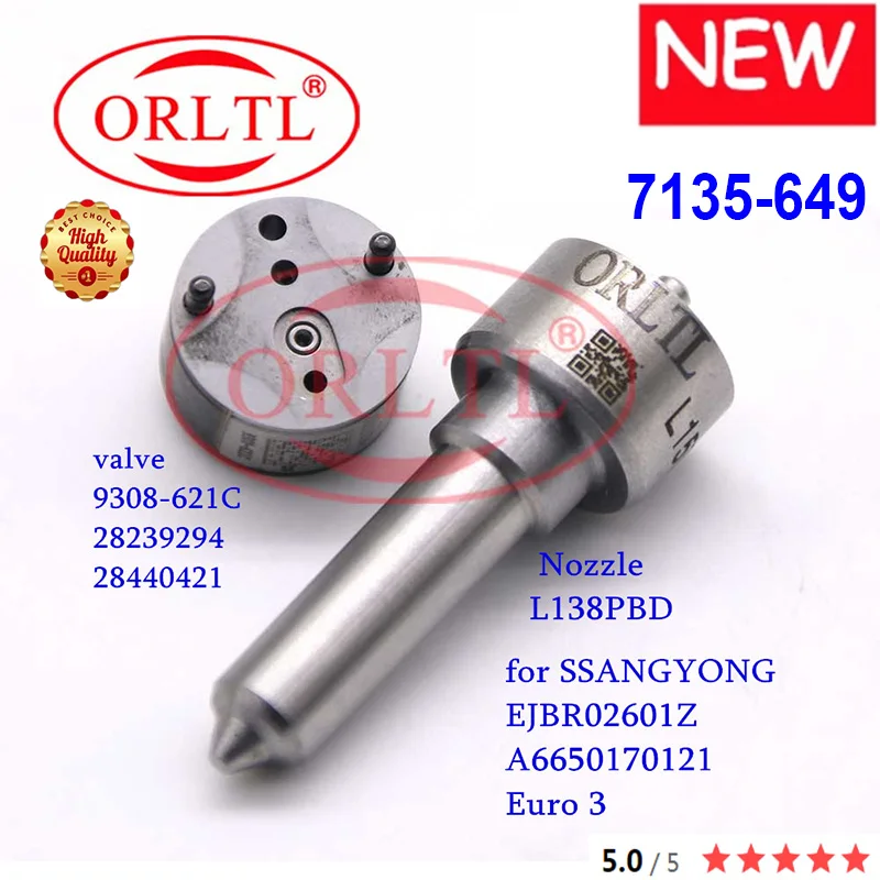 INJECTOR NOZZLE L138PBD L138PRD VALVE 9308-621C REPAIR KITS