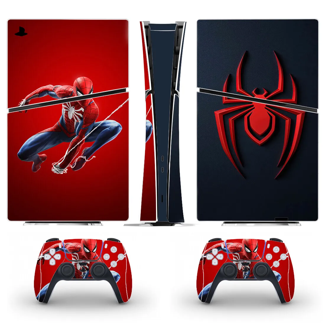 Skin PS5 Slim Digital Spiderman