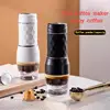 Coffee Maker , Portable Coffee Machine for Car & Home , Hot/Cold Water Manual Espresso Maker, Capsule Hand Press coffee Brewer 1