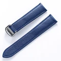 Blue silver buckle