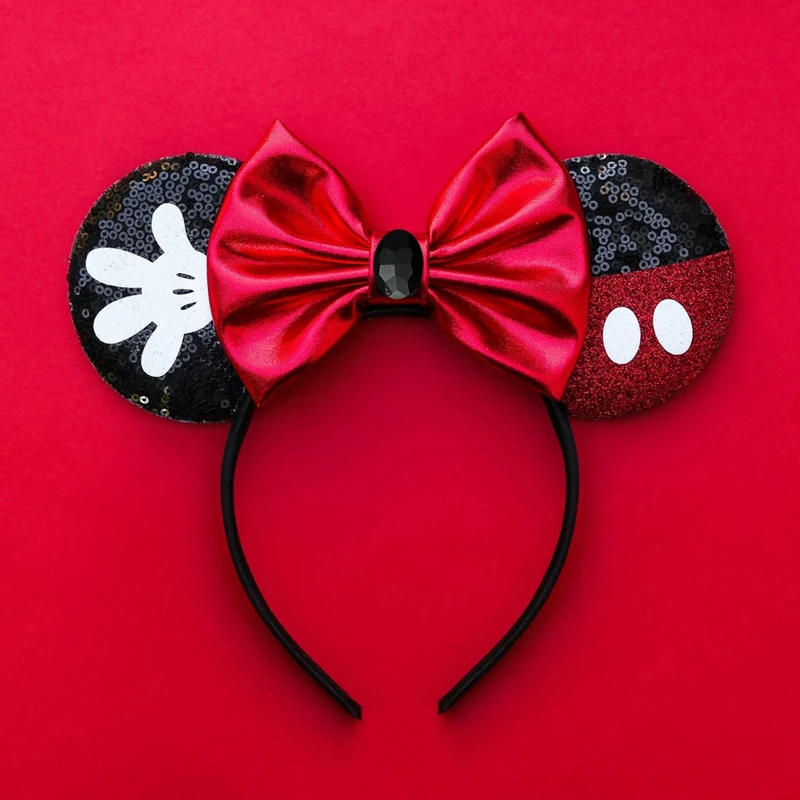 Bow, Cute Mickey Ears Hairband, Kids Festival