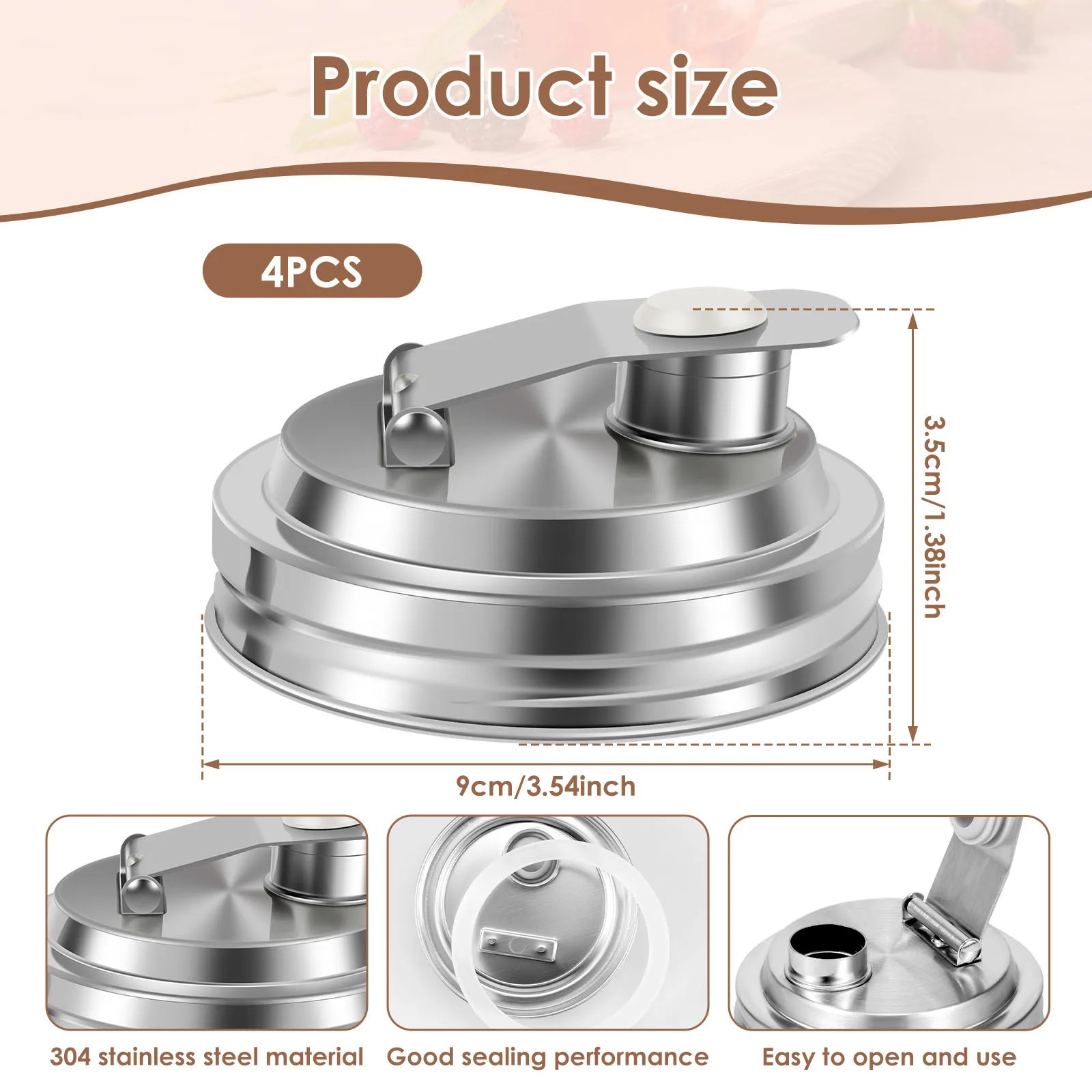 Barattolo Weck Con Coperchio In Vetro Incluso, Guarnizioni E Ganci Venduti Separatamente (GL70) H69mm 140ml - Foto 5