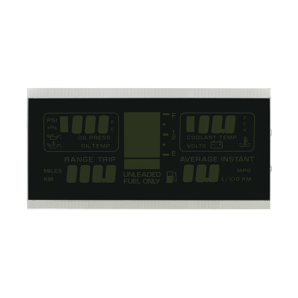 Pantalla central para Chevrolet Corvette C4, 1985-1989, Clúster de instrumentos Digitales 1