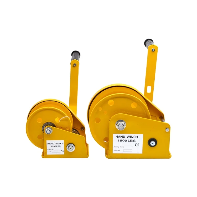 

Hand Winch 2600lb and 20m wire rope with hook
