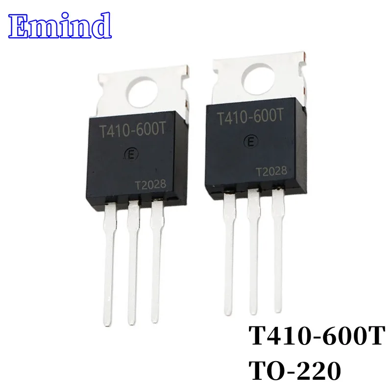 

10Pcs T410-600T Thyristor TO-220 4A/600V DIP Triac Large Chip