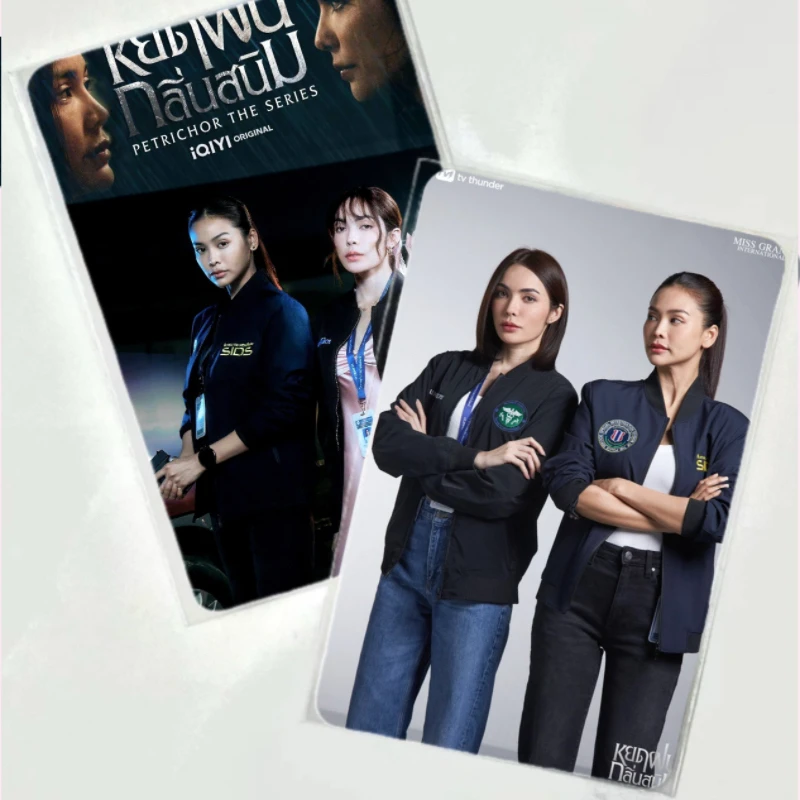 2PC/SET No Repeat Englot Engfa Charlotte Thai TV Petrichor 시리즈 드라마 스틸 3인치 8.4*5.6cm 양면 인쇄 카드