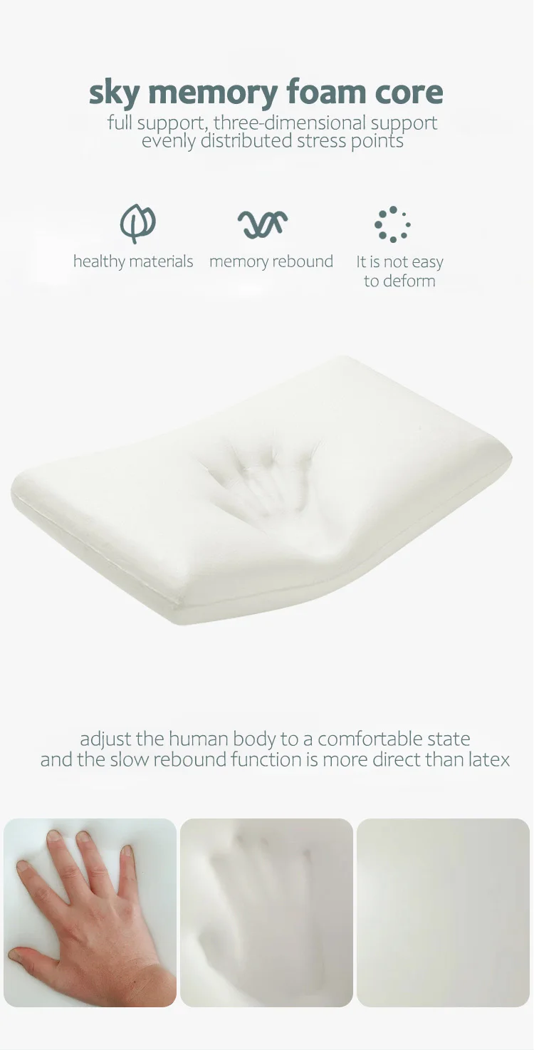 Bamboo Fiber Memory Foam Pillow