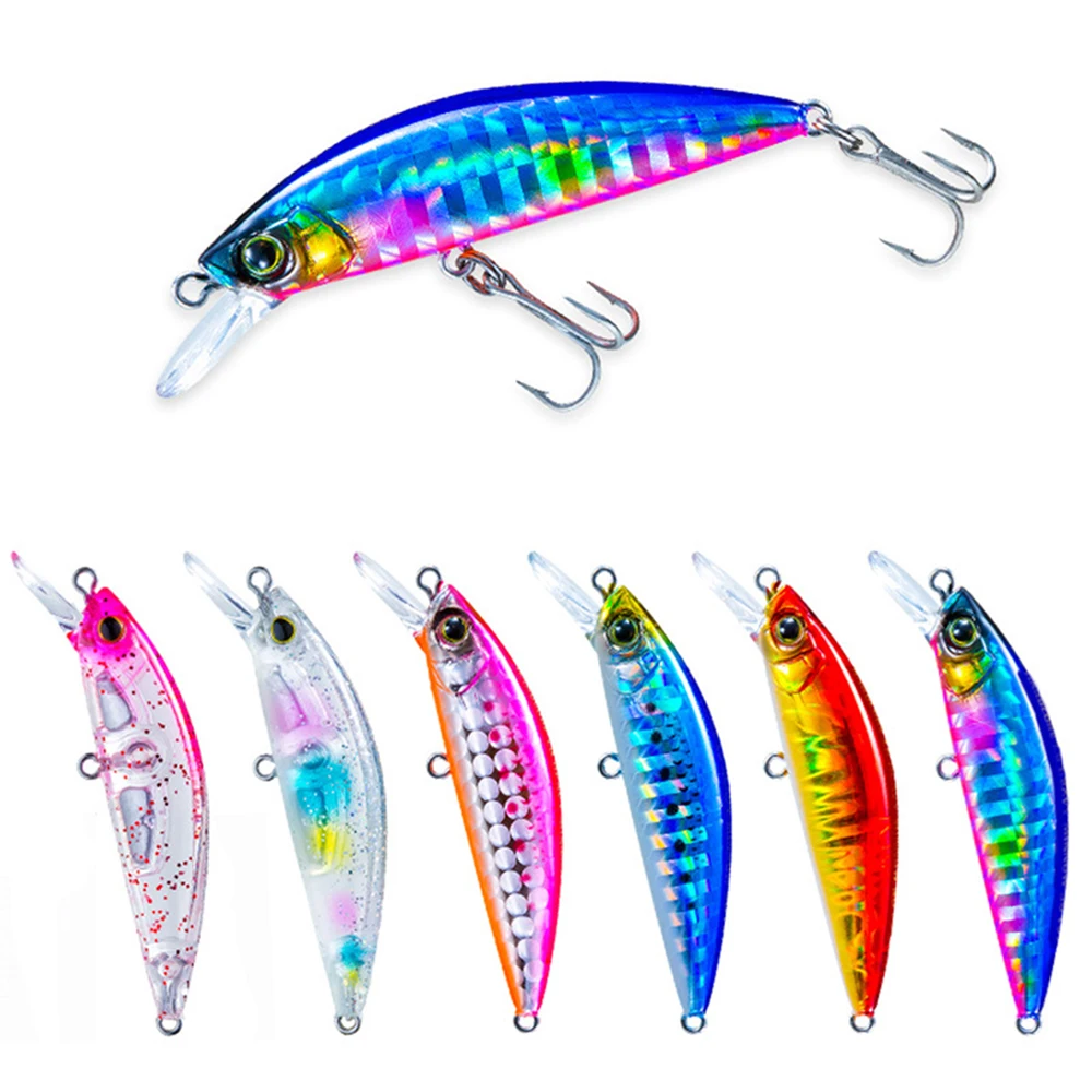 

50mm 6g Fishing Lure Hardcore LG Heavy Minnow 50S Wobbler Sinking Jerkbait Swimbait Artificial Hard Bait Trout Bait Bass Bait