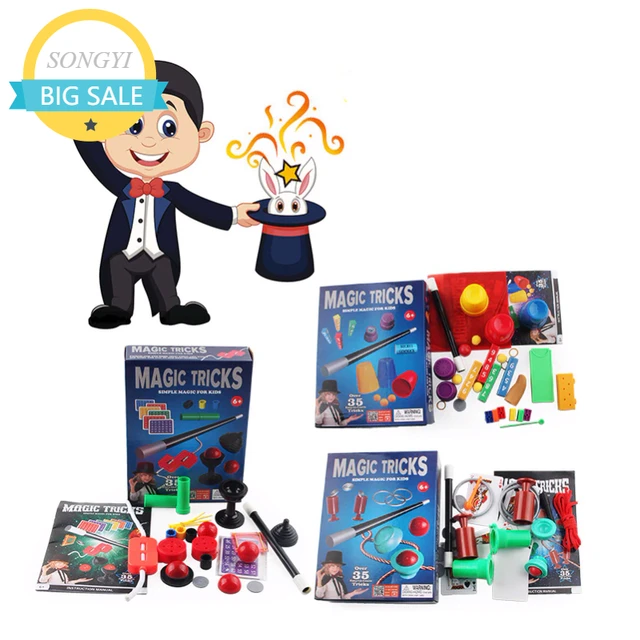 Kit de magie pour enfants, Puzzle, accessoires magiques simples pour  débutants, tours de magicien excitants, spectacle