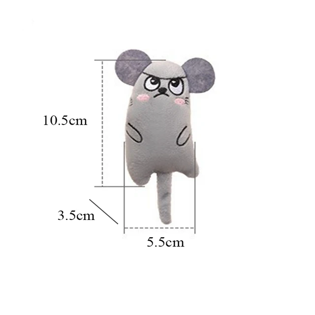 Cat Toy Training Entertainment Plush Stuffed Pillow Simulation Mouse Cat Toy Dog Interactive Pet Chew Toy Pet Supplies 6