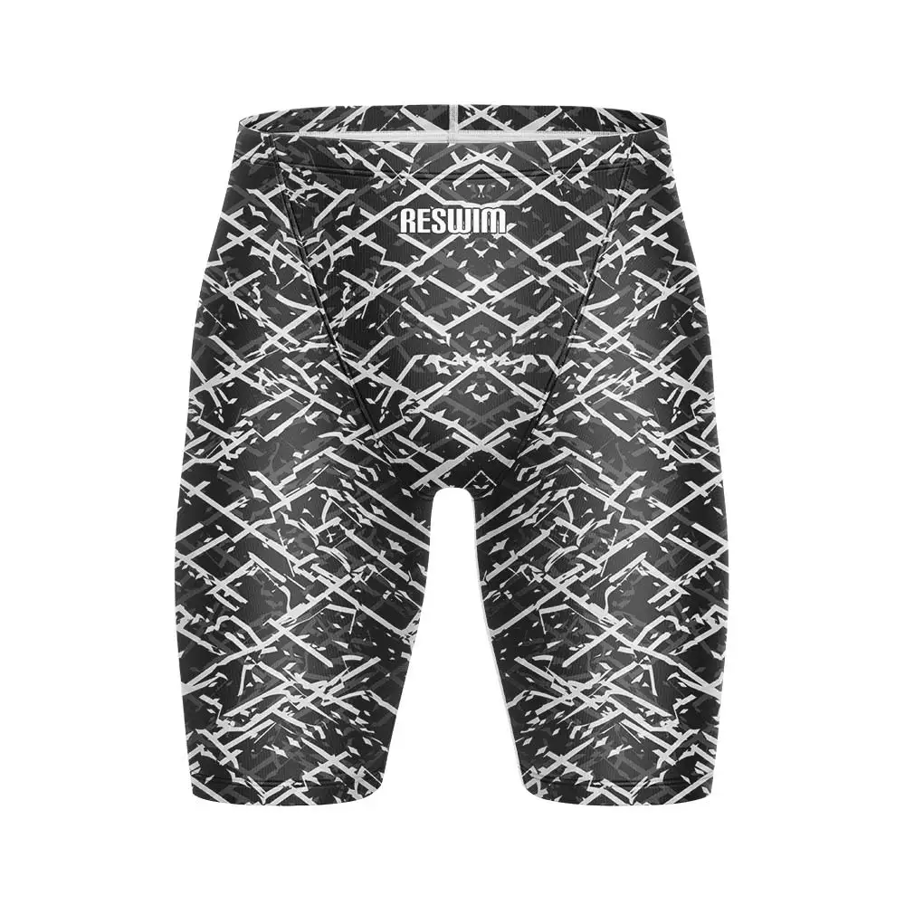 Summer Funny Swim Jammer Athletic Training Swimsuit Shorts Men's Swimming Trunks Beach Swimwear Jammers Tights Surf Shorts