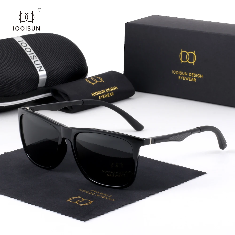 

IOOISUN Men's and Women's Polarized Sunglasses Sport Driving Eyewear Metal Alloys Frame Sun Glasses Anti-Glare Goggles for Male