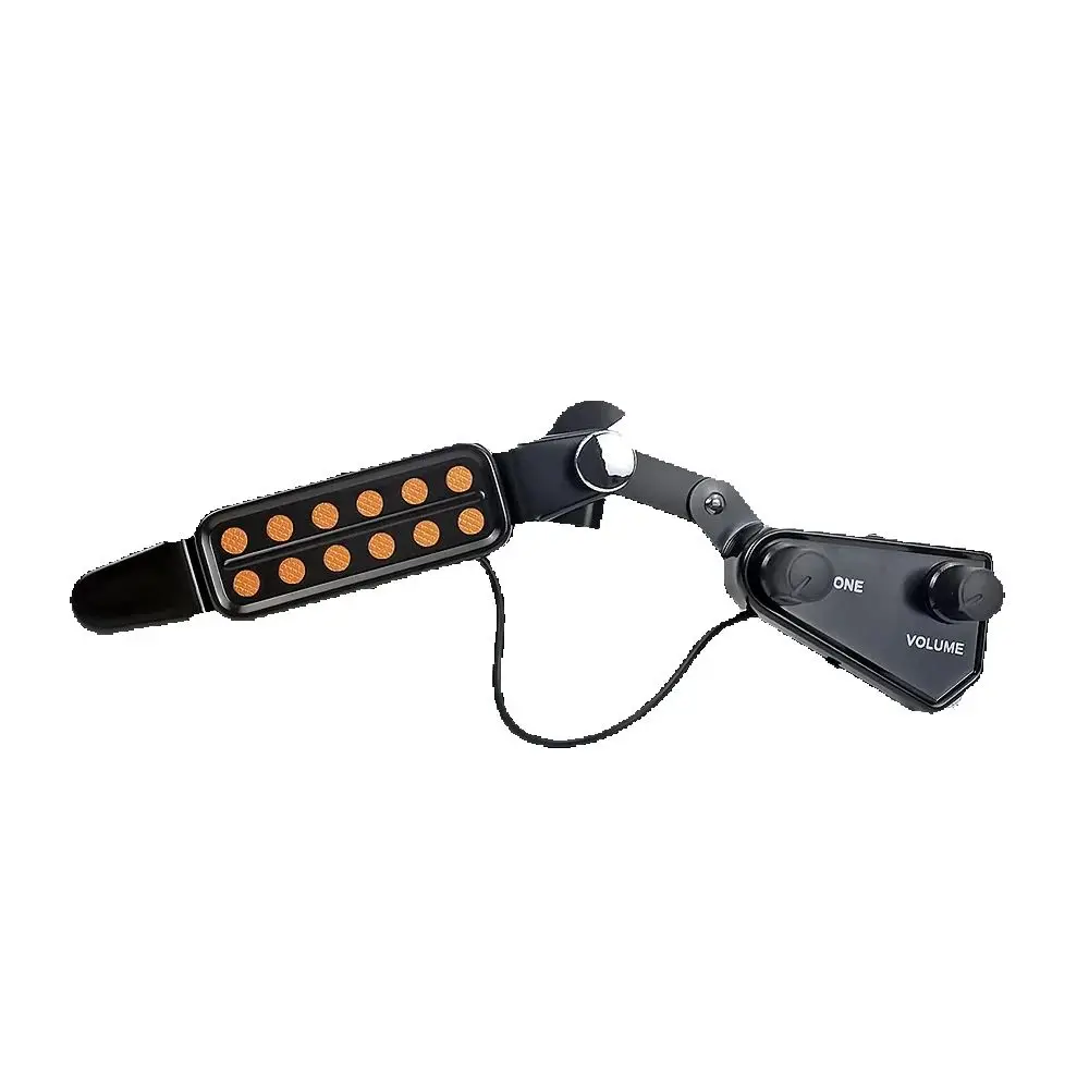 Pickup Magnetico Per Chitarra Acustica A 12 Fori - Trasduttore Con Controllo Tono E Volume, Per Amplificazione Naturale