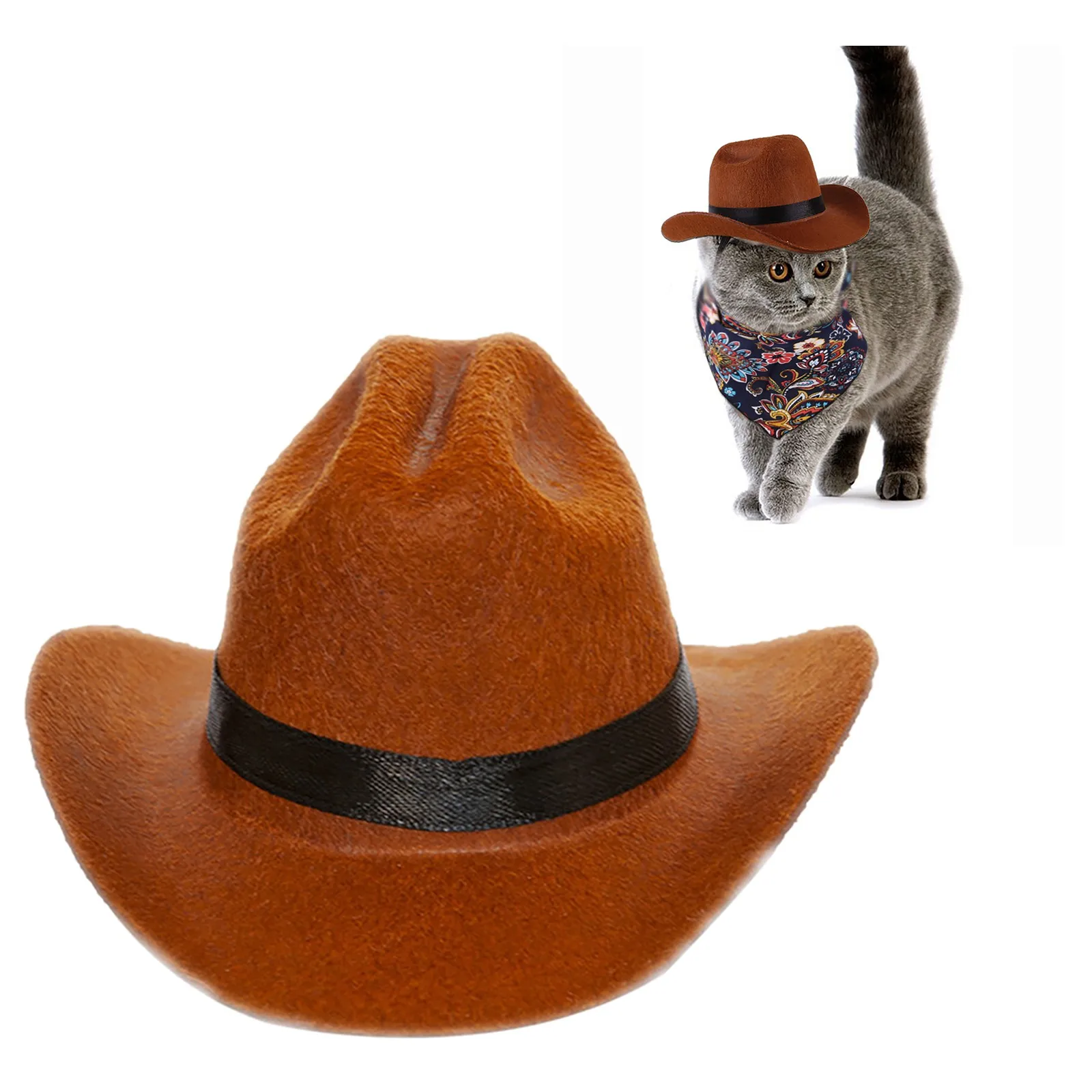 Pet Cowboy Clothing Dog Cat Cowboy Hat 