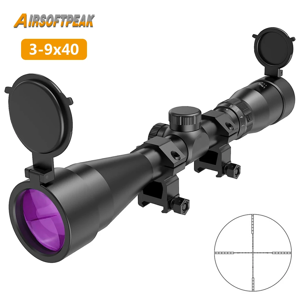 Optical Sight Airsoft Hunting Shooting Rifle Scope for 11mm 20mm Rail Mount