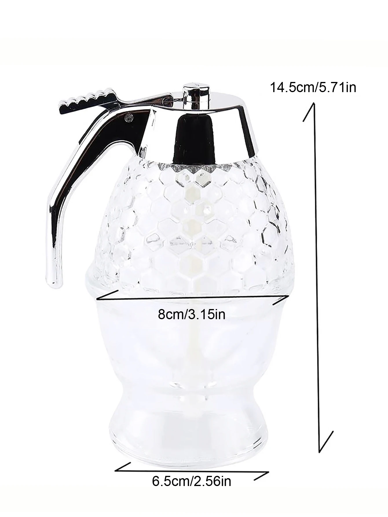 Syrup Dispenser Honey Syrup Press Dispenser Juice Syrup Holder Squeeze Bottle for Food Oil Portable Storage Pot Home Kitchen Storage Supplies