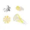 Jellyfish Growth Cycle for Boys Girls Teaching Tools Science Cake Toppers Realistic Animal Growth Cycle Figures Montessori Toys 1